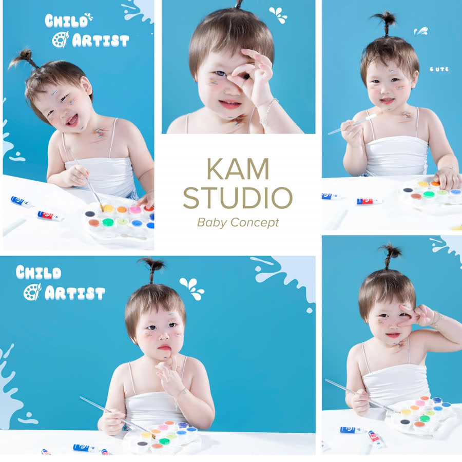 Concept bé nghệ sĩ nhí